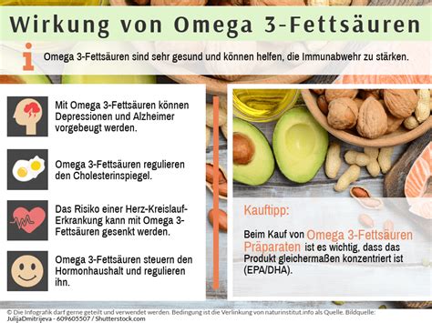 omega 3 fettsäuren wirkung